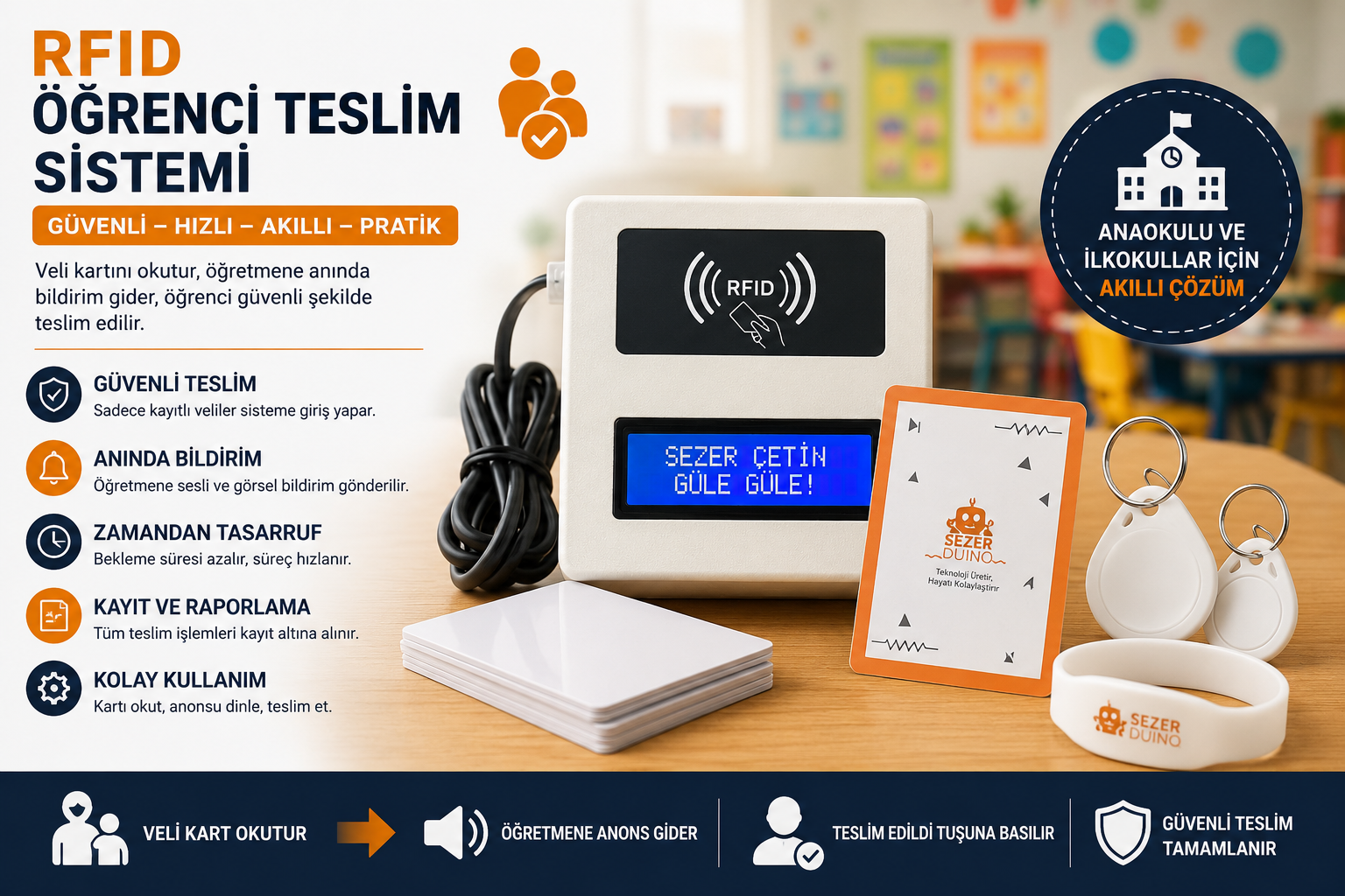 RFID Öğrenci Teslim Sistemi