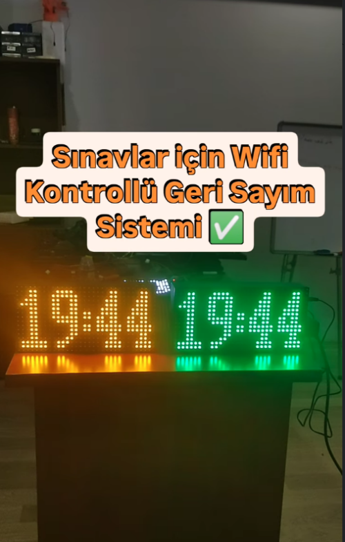 WiFi Kontrollü DERS & TENEFFÜS TAKİP SİSTEMİ
